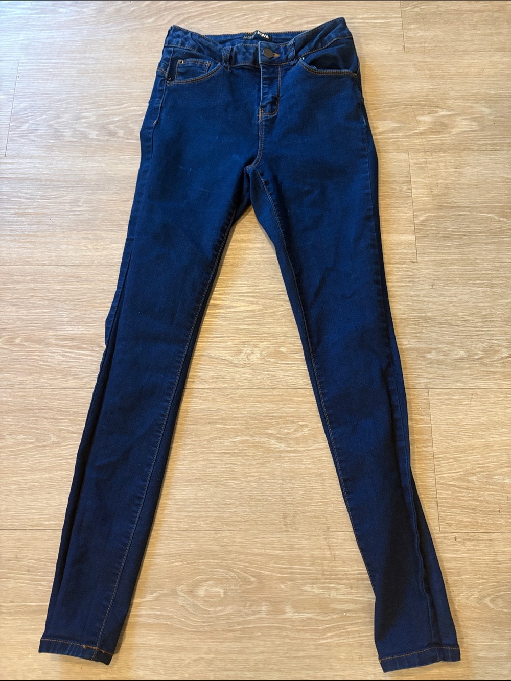 Fashion Nova Dark Blue Skinny Jeans